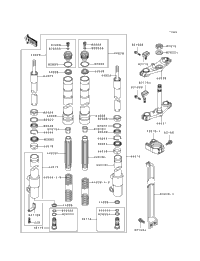 Front Fork (Kx100-B5/B6)