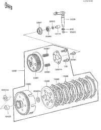 Clutch ('85 Kx80-E3)