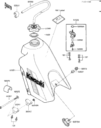 Fuel Tank ('84 Kx250-C2)