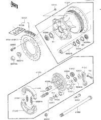 Rear Hub/Brake/Chain