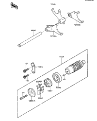 Gear Change Drum & Forks