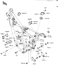 Frame Fittings ('84 Kx250-C2)