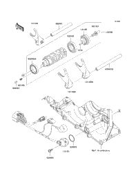 Gear Change Drum/Shift Fork(S)