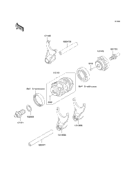 Gear Change Drum/Shift Fork(S)