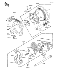 Rear Hub/Brake/Chain