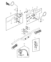 Handlebar ('80-'81 A7/A8)