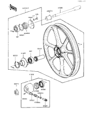 Front Wheels/Hub ('82-'83 C3/C4)