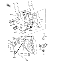 Crankcase ('82-'83 A9/A10)