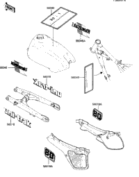 Labels ('84 Kx80-E2)