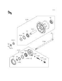 Front Hub (Kdx200-E4)