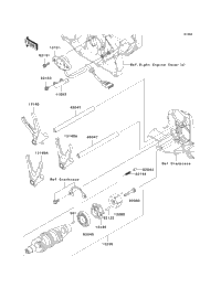 Gear Change Drum/Shift Fork(S)(A1)