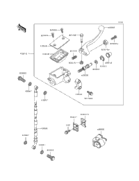 Front Master Cylinder (Kx100-B5/B6)
