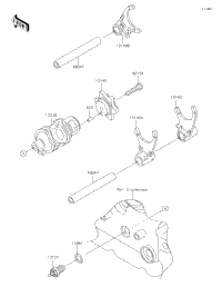 Gear Change Drum/Shift Fork(S)