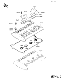 Cylinder Head Cover (E/No. 031544-032689