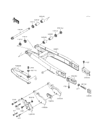 Swing Arm (Kx500-E1)
