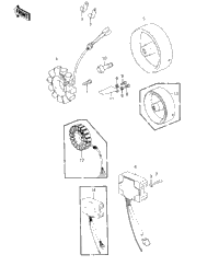 Generator/Regulator ('80-'81 C1/C2)