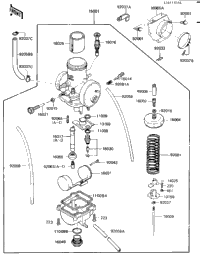 Carburetor ('84 Kx250-C2)
