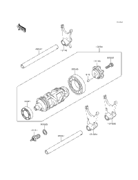 Gear Change Drum/Shift Fork(S)