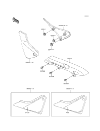 Side Cover/Chain Case (Zr550-B1/B2)
