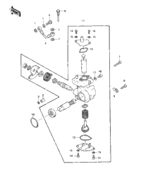 Oil Pump ('80-'81 Ke175-D2/D3)