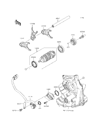 Gear Change Drum/Shift Fork(S)