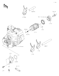 Gear Change Drum/Shift Fork(S)