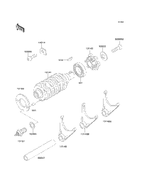 Gear Change Drum/Shift Fork(S)