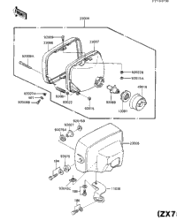 Headlight (Zx750-A1)
