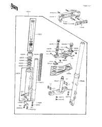 Front Fork (Kz1000-J3) (Canada)