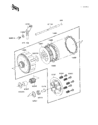 Clutch ('83 Kx250-C1)