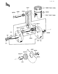 Crankshaft/Piston/Rotary Valve