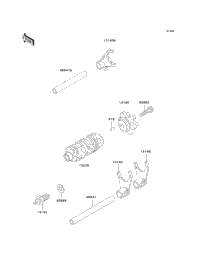 Gear Change Drum/Shift Fork(S)