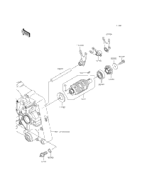Gear Change Drum/Shift Fork(S)