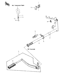 Gear Change Mechanism ('80-'81 A7/A8)