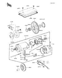 Starter Motor/Starter Clutch (Kz1000-J2/