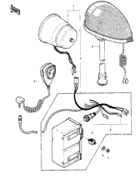 Siren/Pole Lamp (Option)
