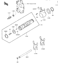Gear Change Drum & Forks