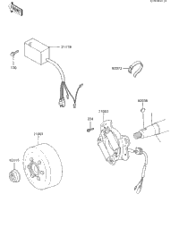 Ignition/Generator ('85 Kx80-E3)