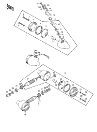 Turn Signals ('80-'81 Ke175-D2/D3)