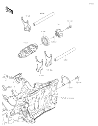 Gear Change Drum/Shift Fork(S)