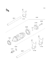 Gear Change Drum/Shift Fork(S)
