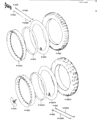 Wheels/Tires ('84 Kx250-C2)