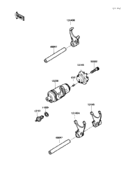 Change Drum/Shift Fork