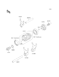 Gear Change Drum/Shift Fork(S)