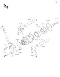 Gear Change Drum/Shift Fork(S)