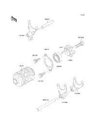 Gear Change Drum/Shift Fork(S)