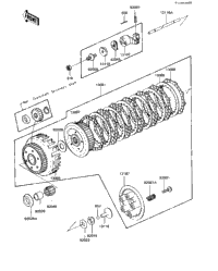 Clutch ('82-'83 C3/C4)