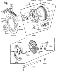 Rear Hub/Brake/Chain