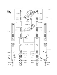 Front Fork (Zx600-E4/E5)