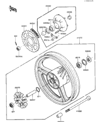 Rear Wheel/Hub/Chain